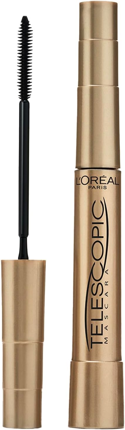 L'Oréal Paris Telescopic Original Mascara tube in magnetic black with its slim precision wand