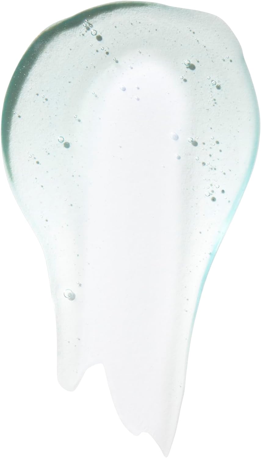 Swatch of the e.l.f. Power Grip Primer showing its thick, clear gel texture with small air bubbles
