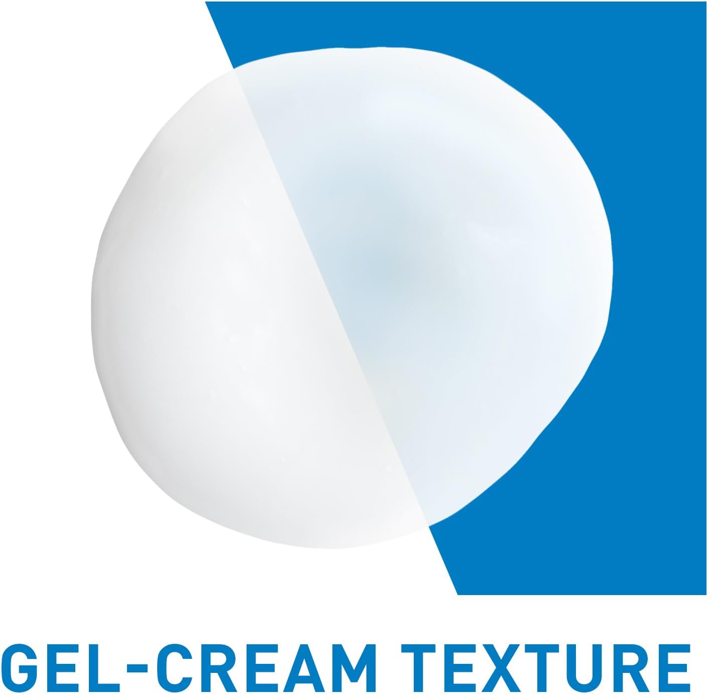Close-up of the CeraVe PM lotion's translucent gel-cream texture