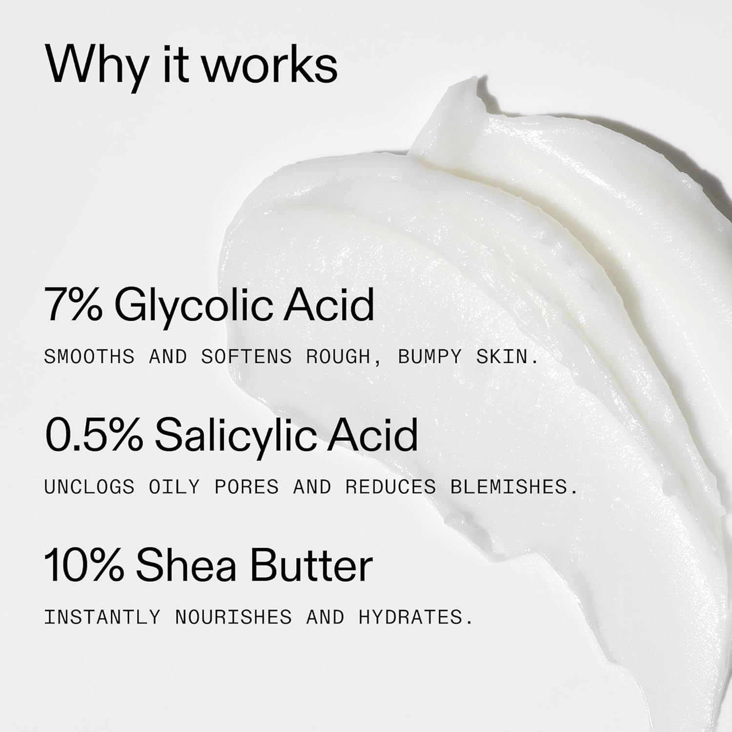 Close-up of the INKEY List Glycolic Acid Body Stick formula