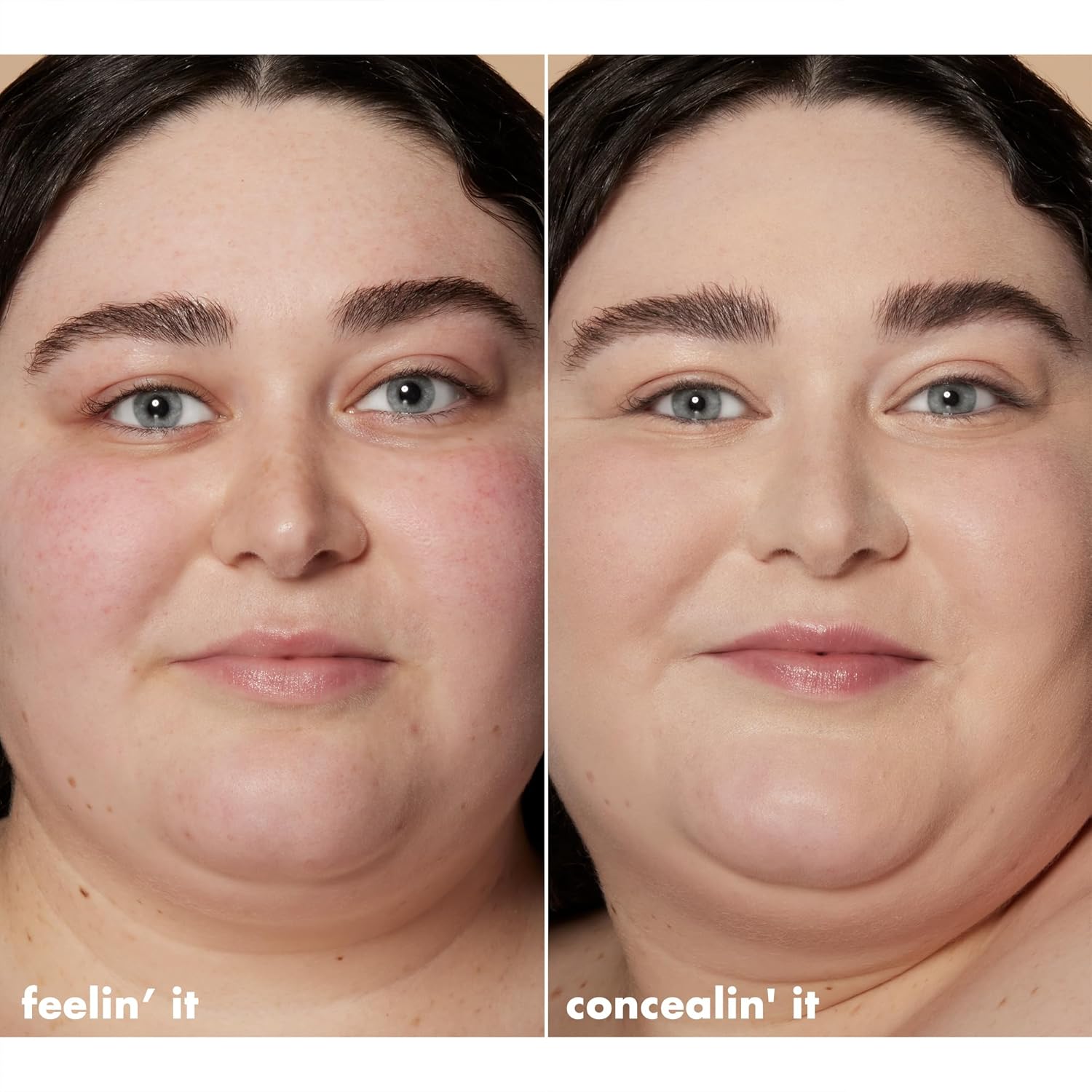 Detailed view of the e.l.f. concealer wand showing the applicator size