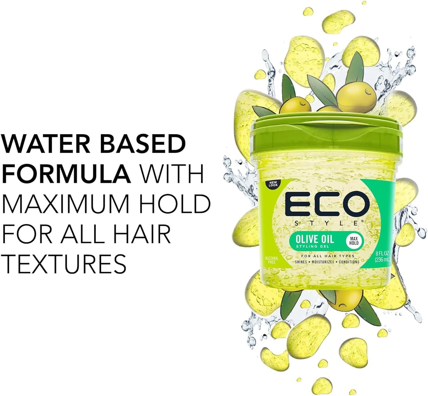 Close-up of the Eco Style gel texture and consistency