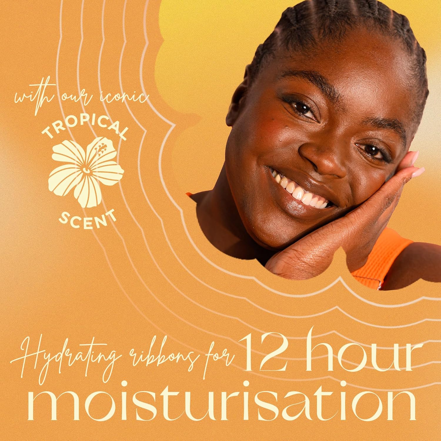 Hawaiian Tropic sunscreen lotion packaging and bottle details