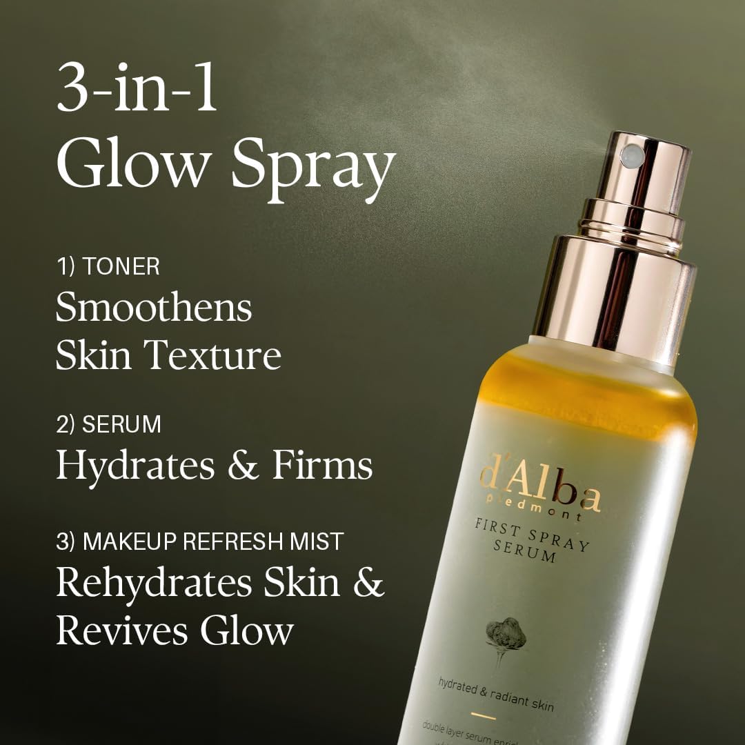 Packaging of the d'alba Italian White Truffle spray serum