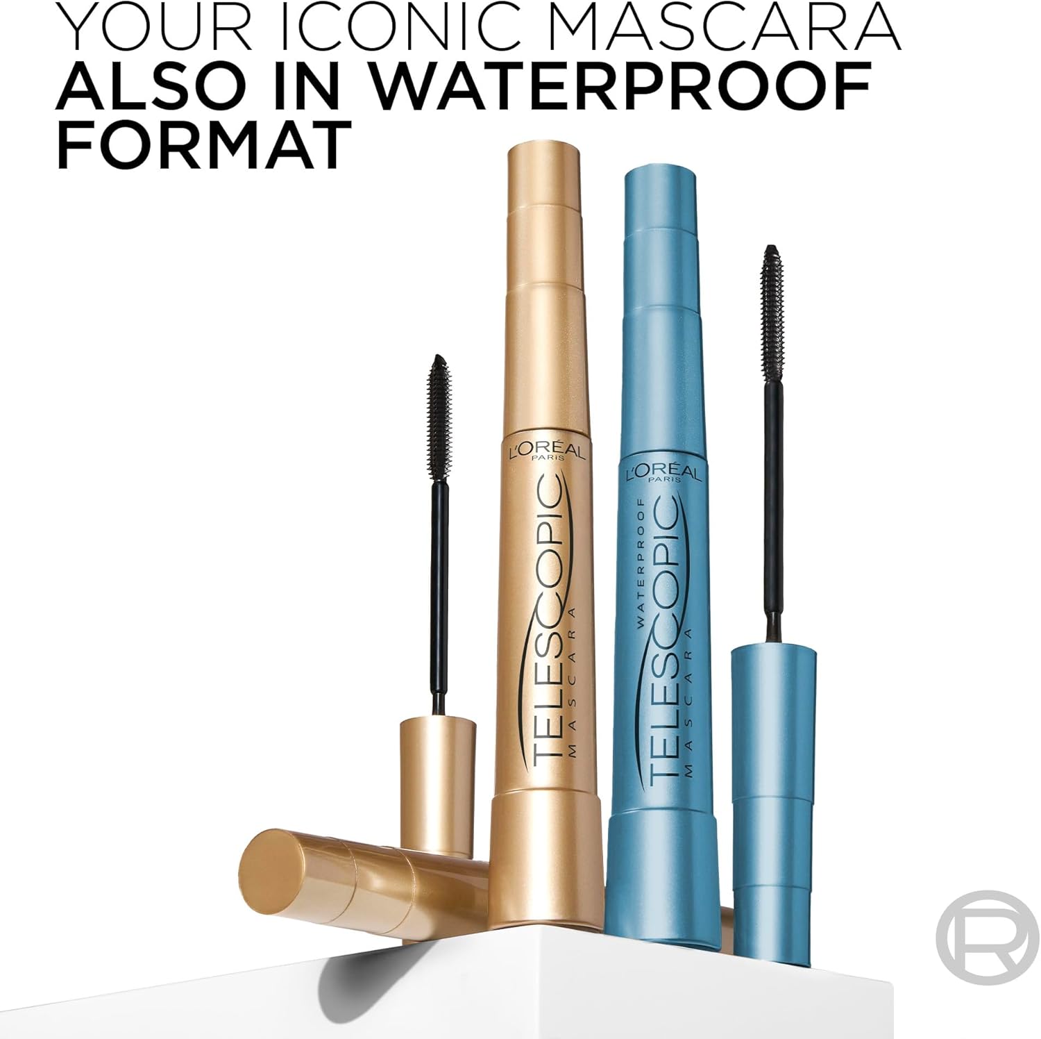 L'Oréal Telescopic Original mascara presented in a lifestyle setting