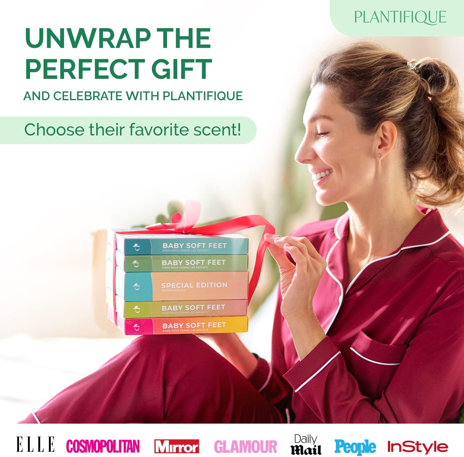 Soft, smooth feet after a course of the Plantifique foot peel mask