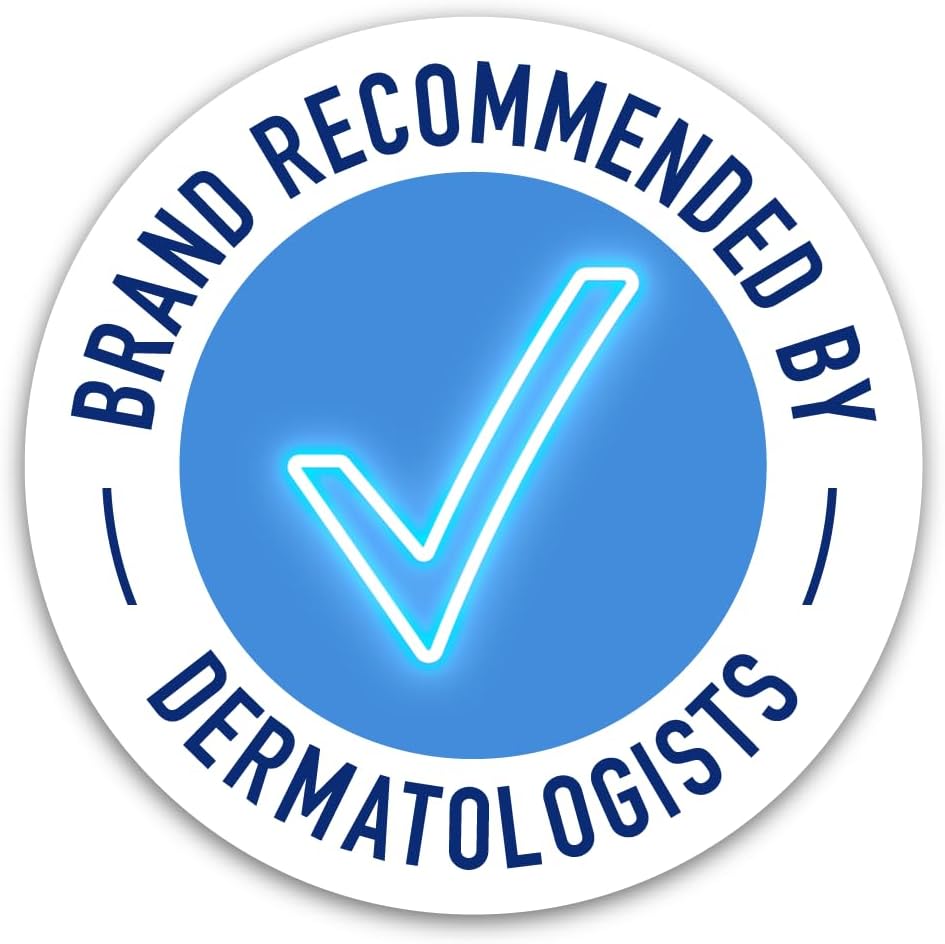 Brand recommended by dermatologists badge from the CeraVe listing