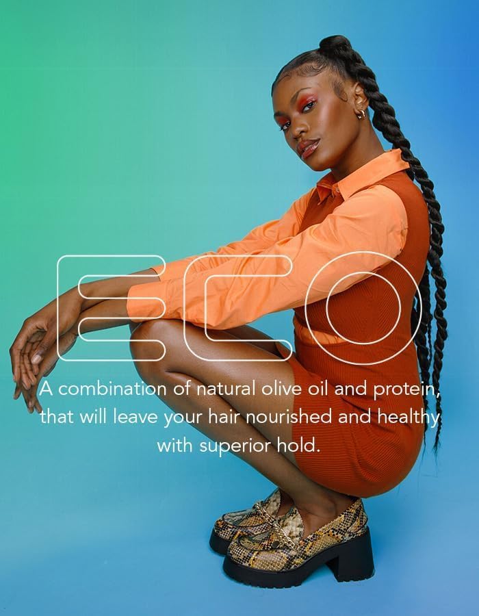 Feature shot of the Eco Style olive oil hair gel