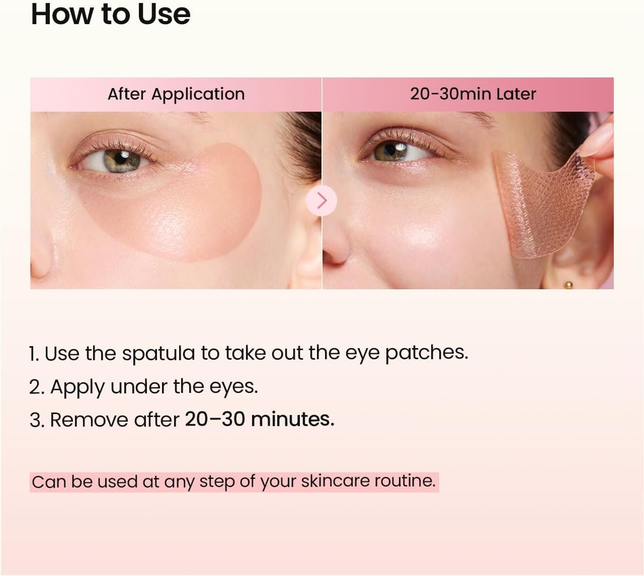 BIODANCE Collagen Peptide Under Eye Patches tub with patches fanned out