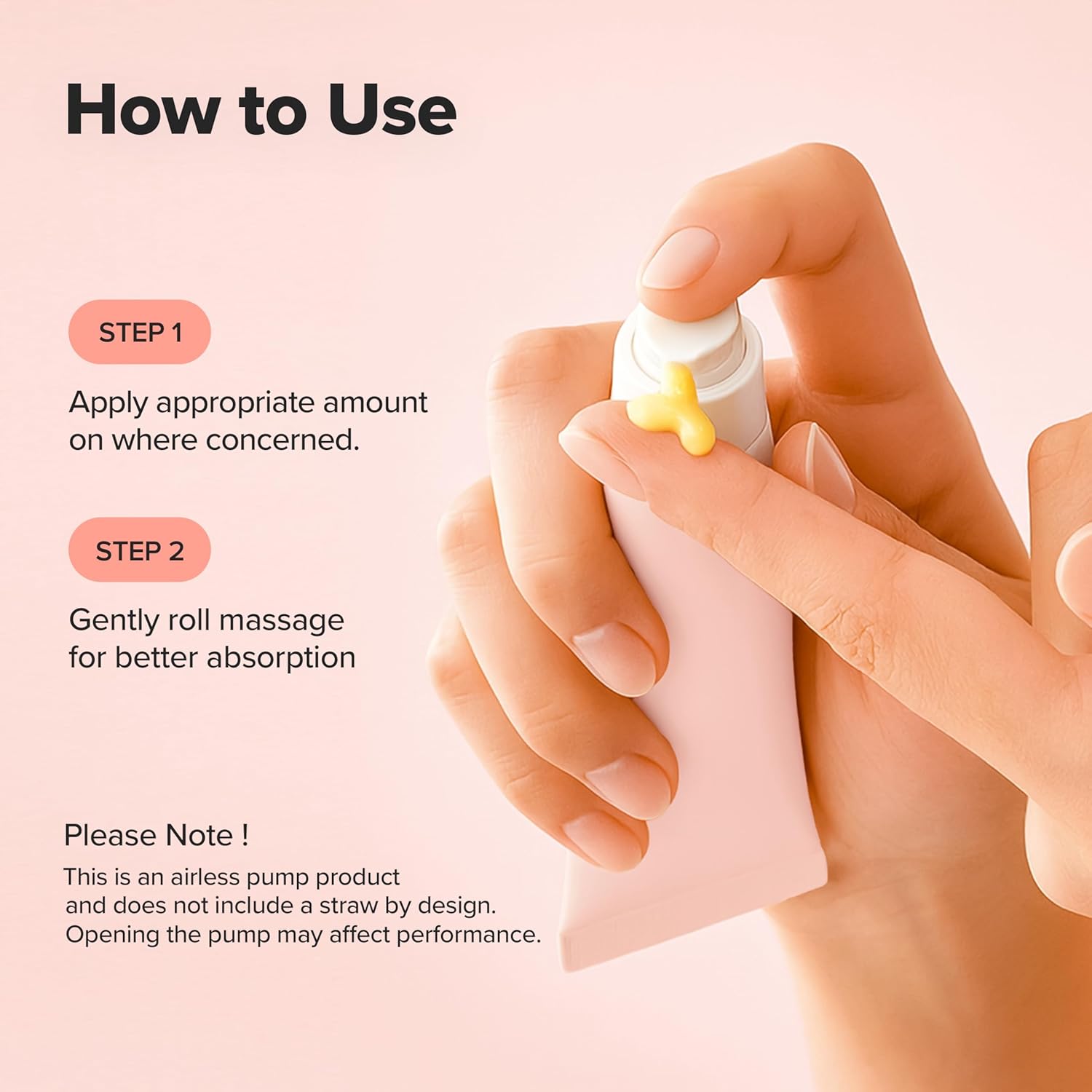 Infographic showing the Beauty of Joseon eye serum key ingredients: retinal liposome, niacinamide and ginseng extract