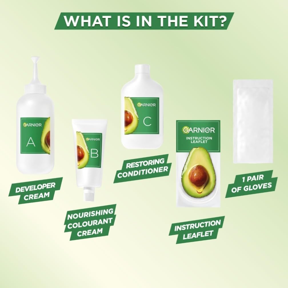 Feature shot highlighting the Garnier Nutrisse conditioner and formula
