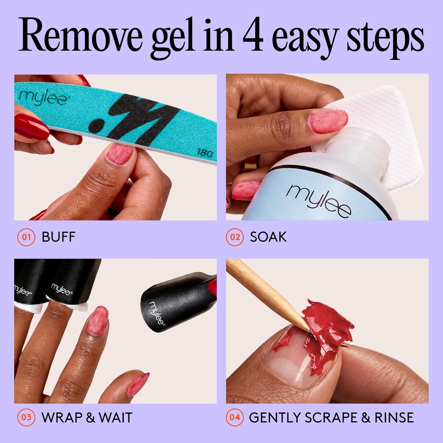 Mylee pure acetone feature graphic showing multi-purpose solvent uses