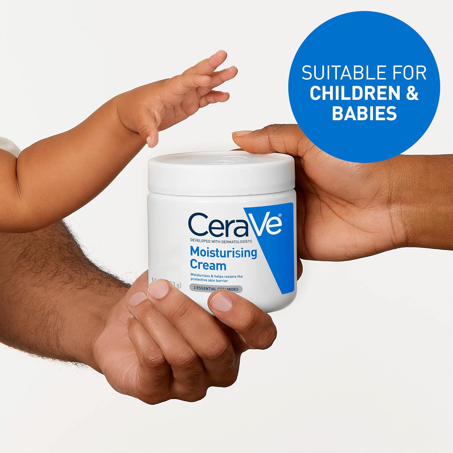 CeraVe Moisturising Cream suitable for the whole family including babies