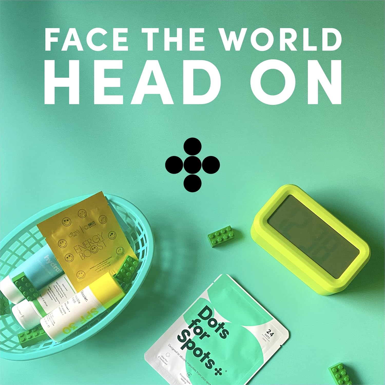 Infographic showing the hydrocolloid patch mechanism for spot treatment