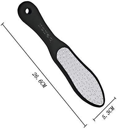 BEZOX dimension diagram showing the foot file measured at 26.6cm long and 5.3cm wide