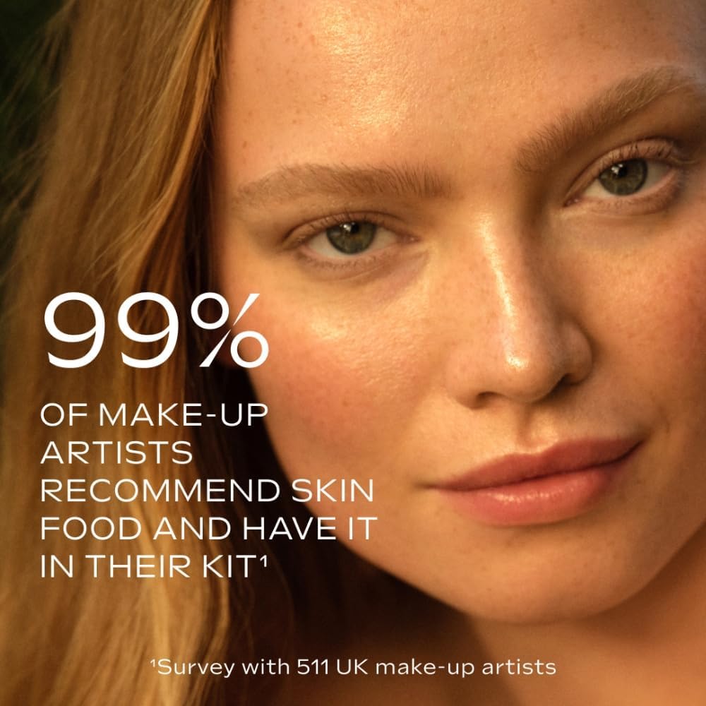 Weleda Skin Food study showing 99 percent of makeup artists recommend the product as a primer