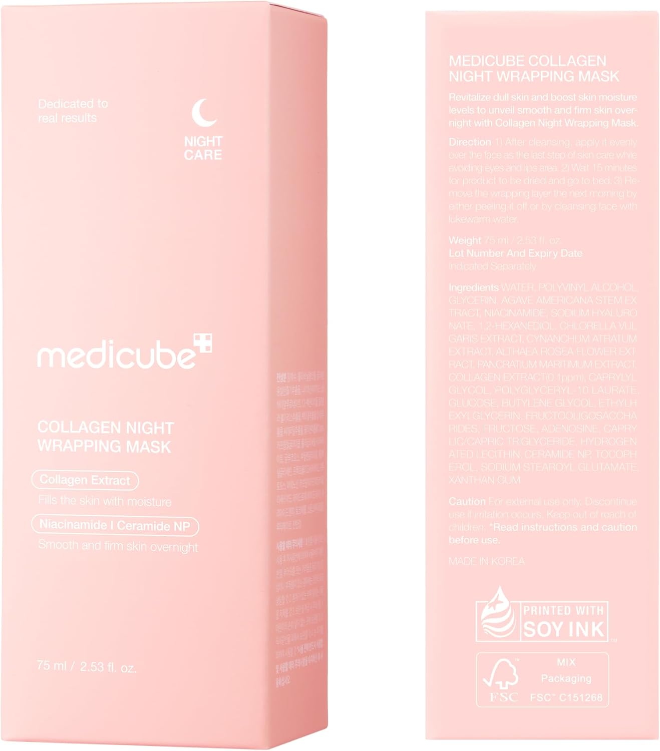 Medicube wrapping mask lifestyle shot showing the product in use