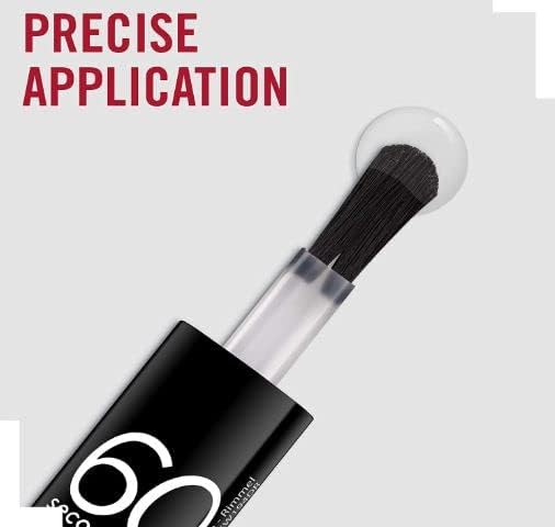 Rimmel London 60 Seconds Super Shine product information graphic